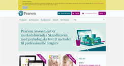 Desktop Screenshot of pearsonassessment.dk